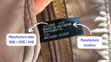 michael kors tasche seriennummer überprüfen|michael kors bags value.